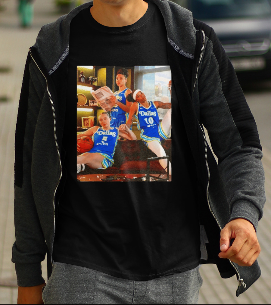 Dallas Wings 2026 Azzi Fudd Paige Bueckers Aziaha James Basketball Photo T-Shirt
