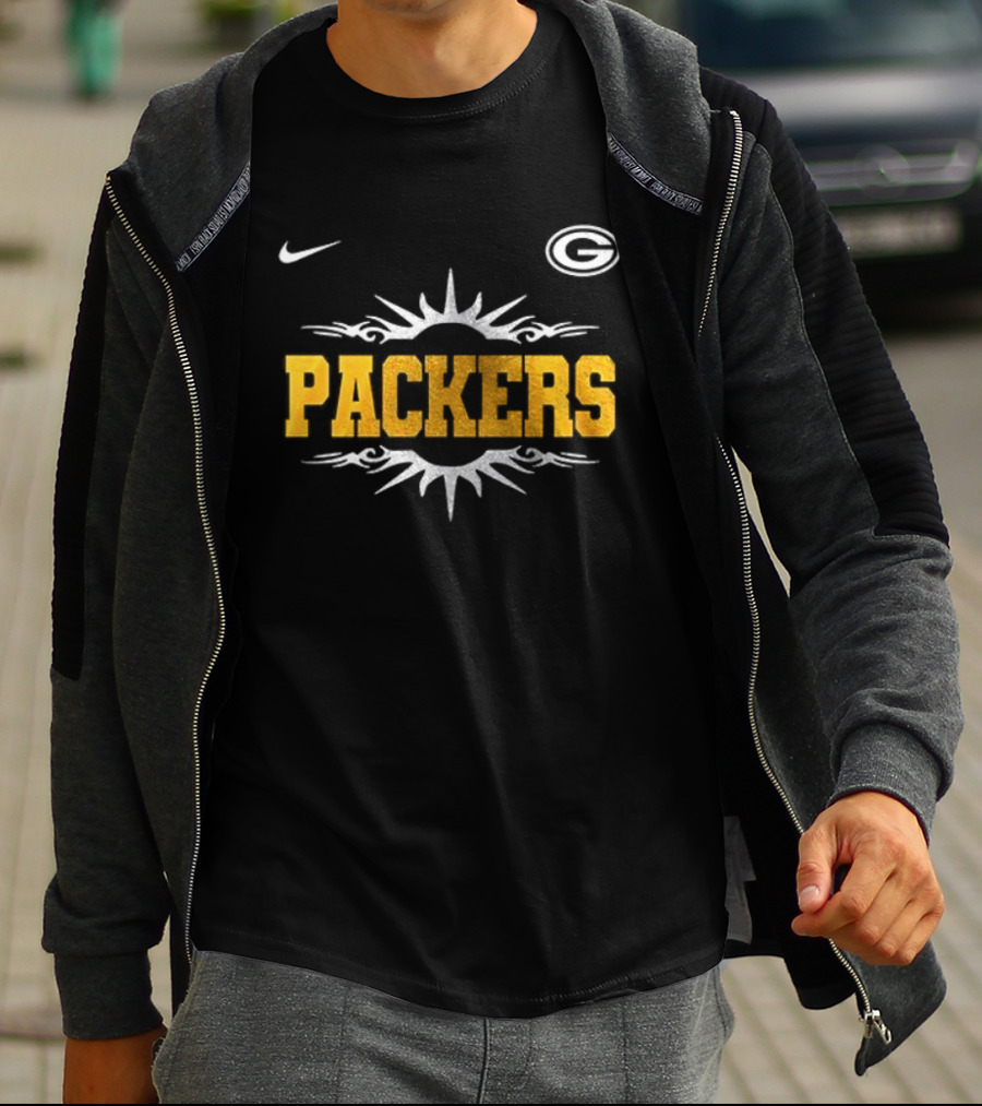 Green Bay Packers X Jason Aldean I Stand With Nike Packers T-Shirt