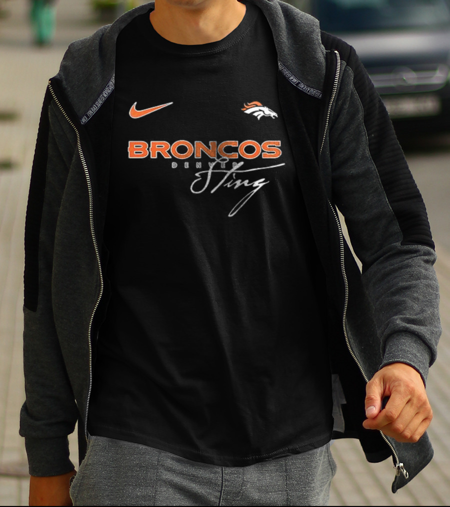 Nike Denver Broncos Sting Collaboration T-Shirt