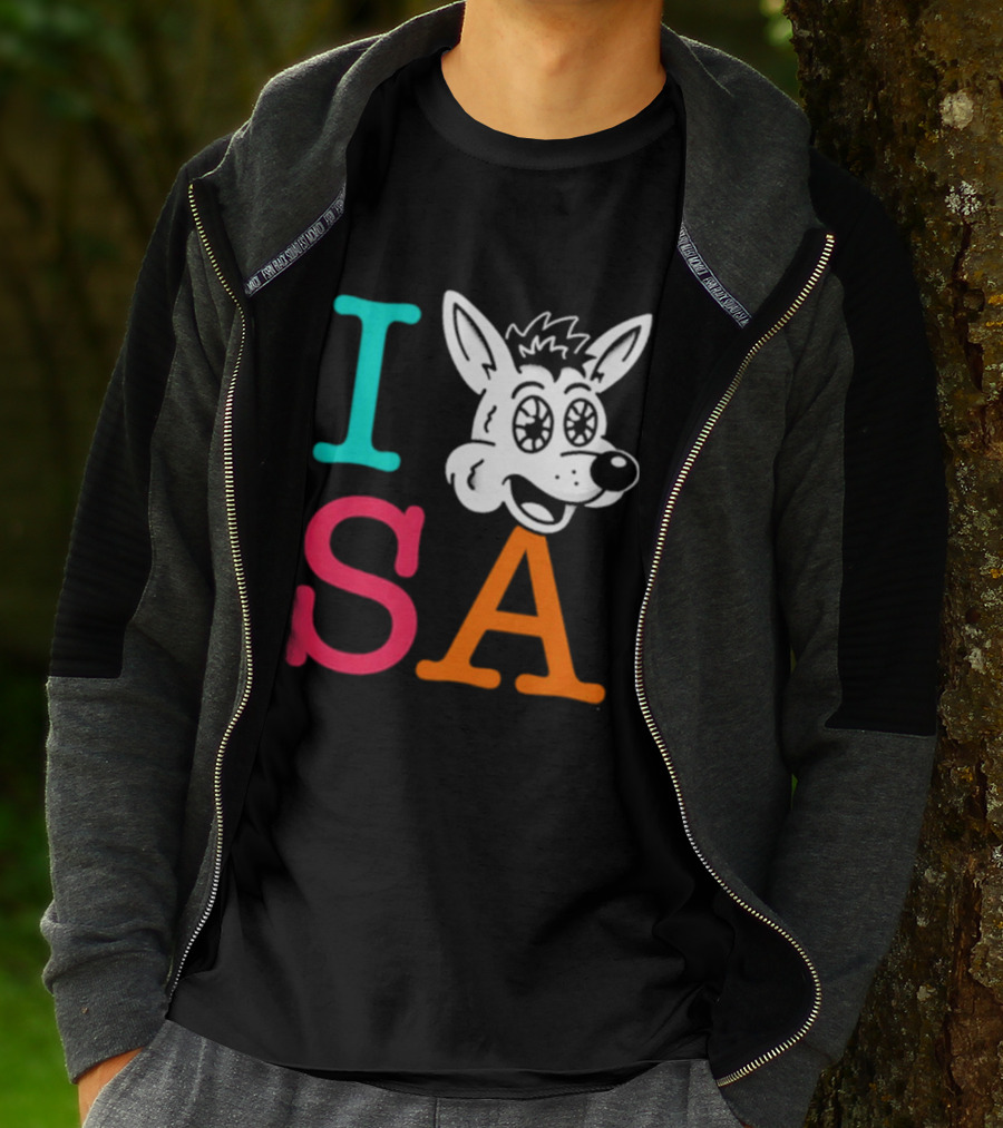 I Love SA Coyote Spurs Basketball T-Shirt