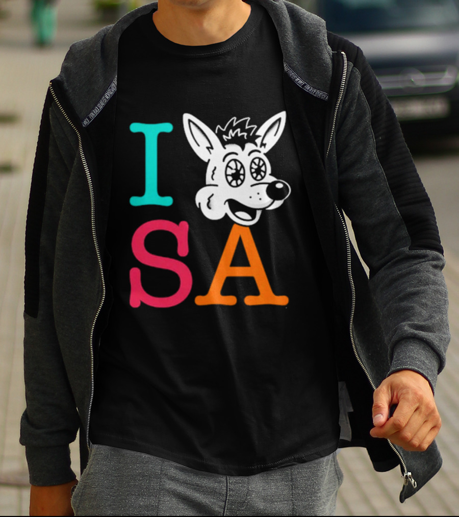 I Love SA Coyote Spurs Basketball T-Shirt