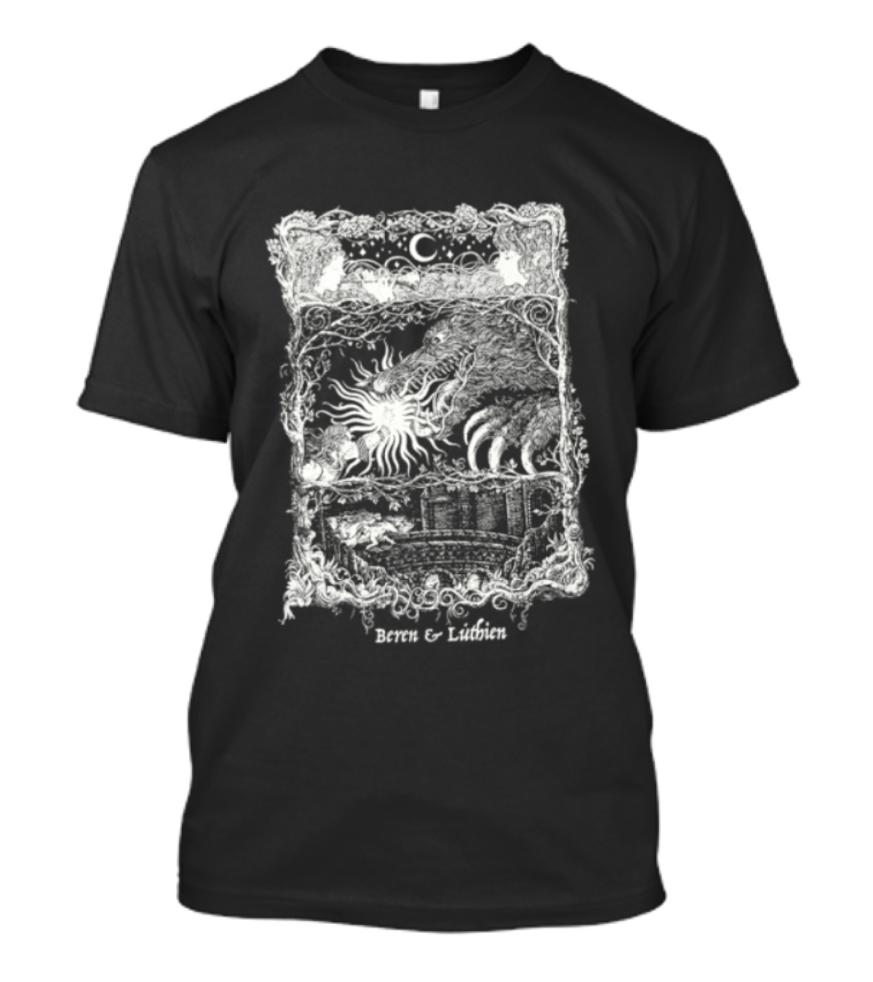 Isolation Man Beren & Luthien Comic Style Vintage Fantasy T-Shirt