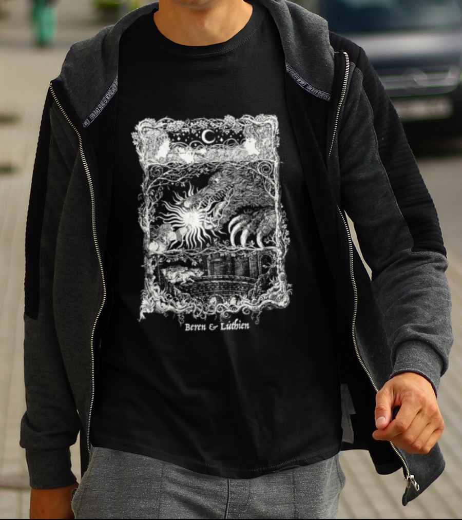 Isolation Man Beren & Luthien Comic Style Vintage Fantasy T-Shirt