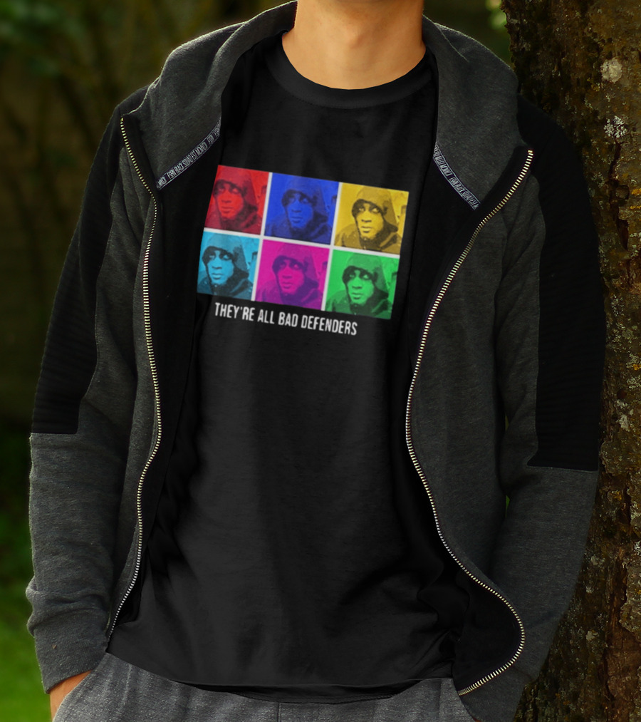 Jaden McDaniels Pop Art Style They're All Bad Defenders T-Shirt
