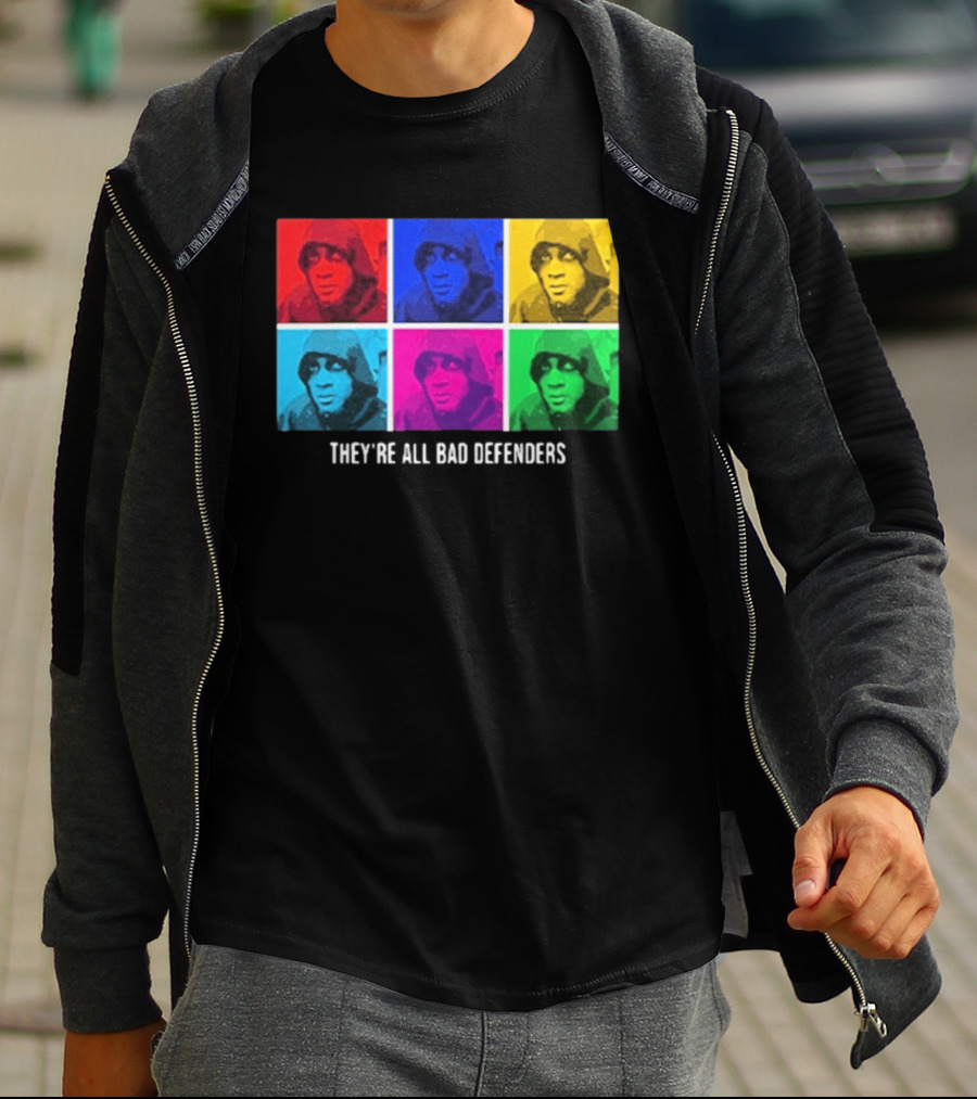 Jaden McDaniels Pop Art Style They're All Bad Defenders T-Shirt