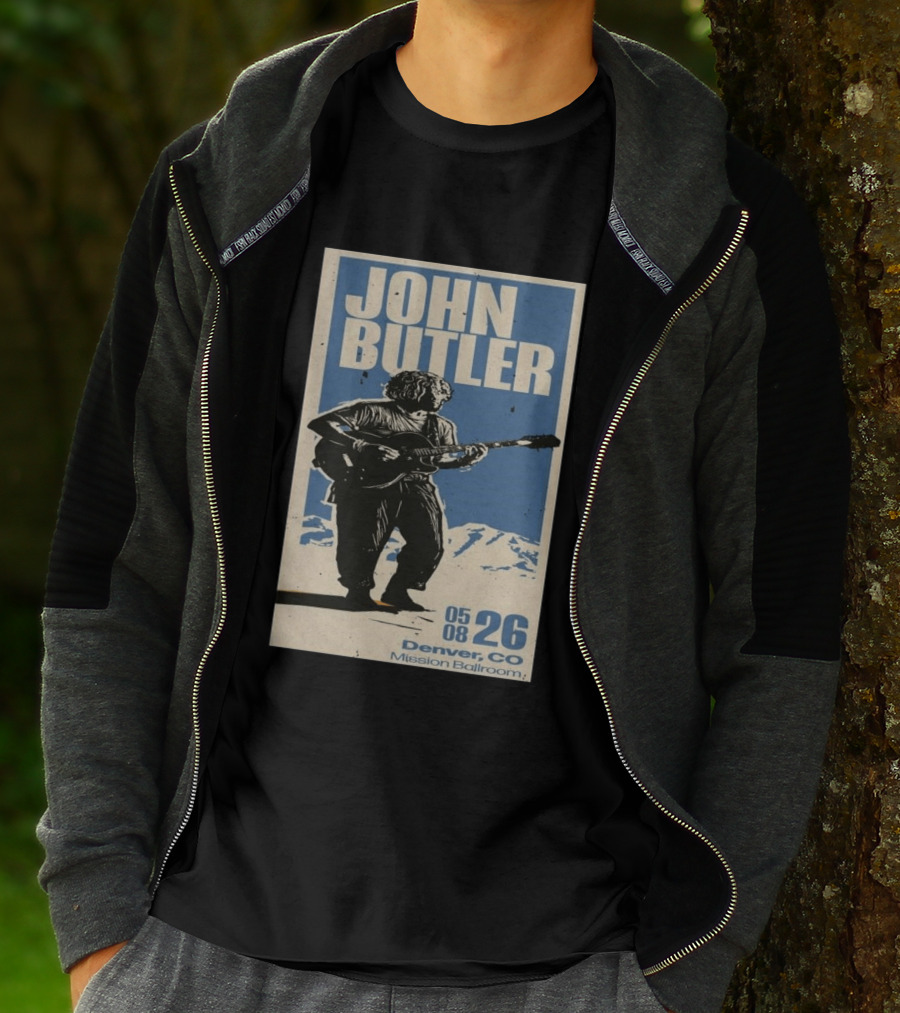 John Butler May 8 2026 Denver CO Mission Ballroom T-Shirt
