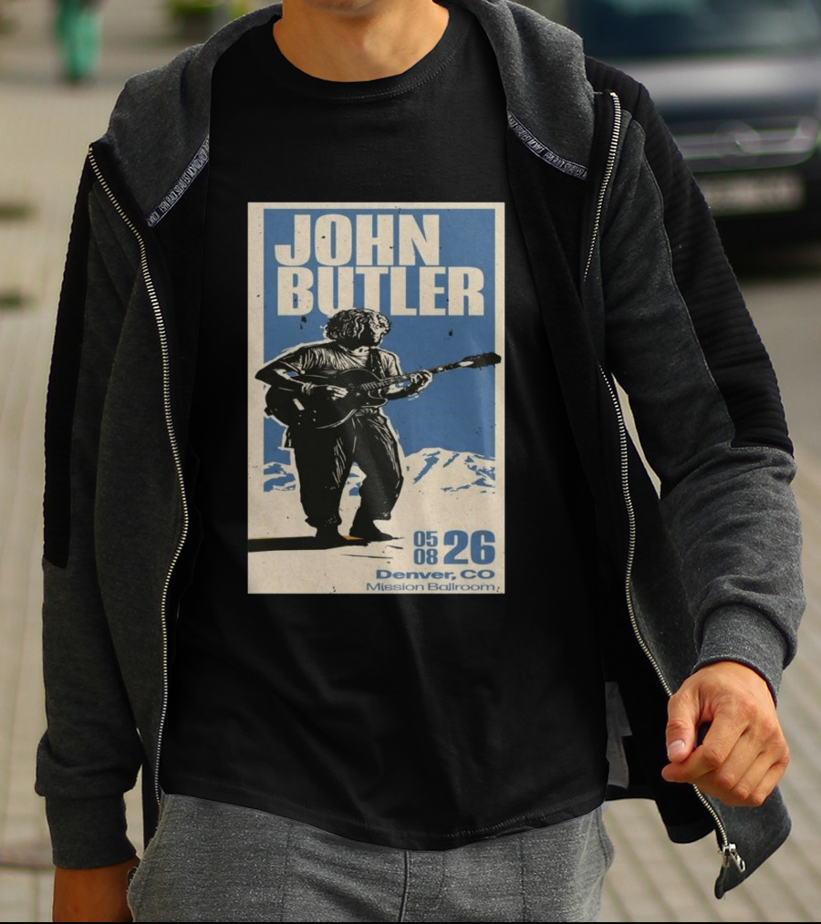 John Butler May 8 2026 Denver CO Mission Ballroom T-Shirt