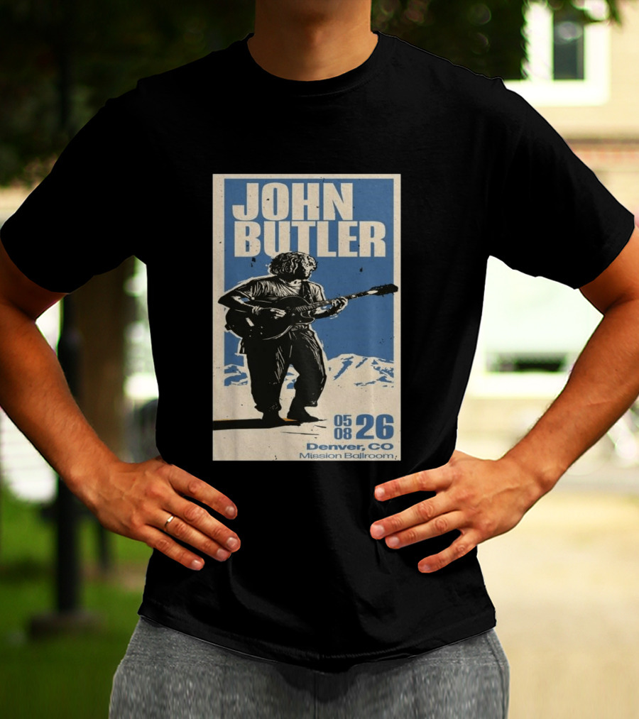 John Butler May 8 2026 Denver CO Mission Ballroom T-Shirt