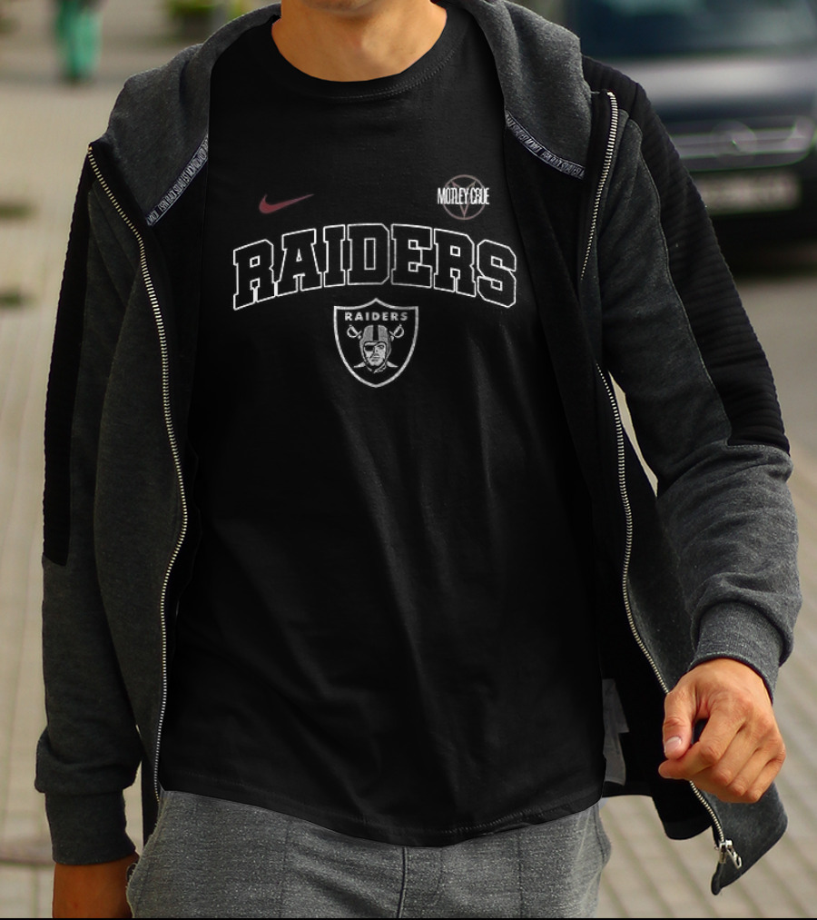 Nike Las Vegas Raiders Motley Crue Collab T-Shirt