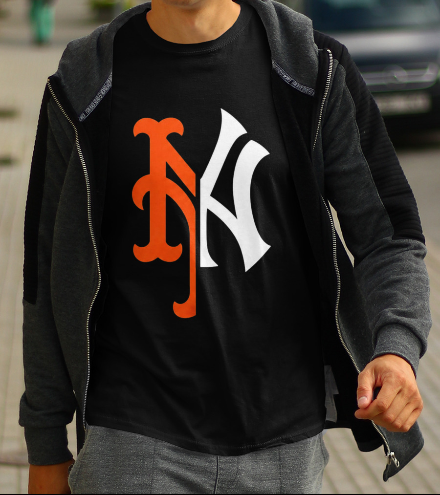 New York Mets Subway Series 2026 NY Logo Giveaway T-Shirt