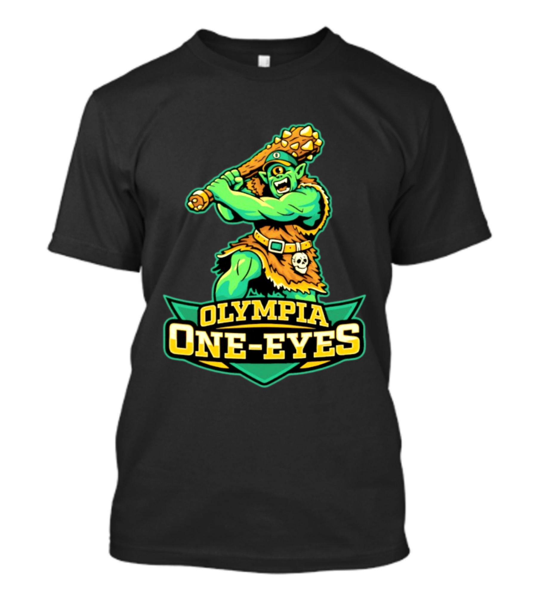 Olympia One Eyes Cyclops With Spiked Mace T-Shirt