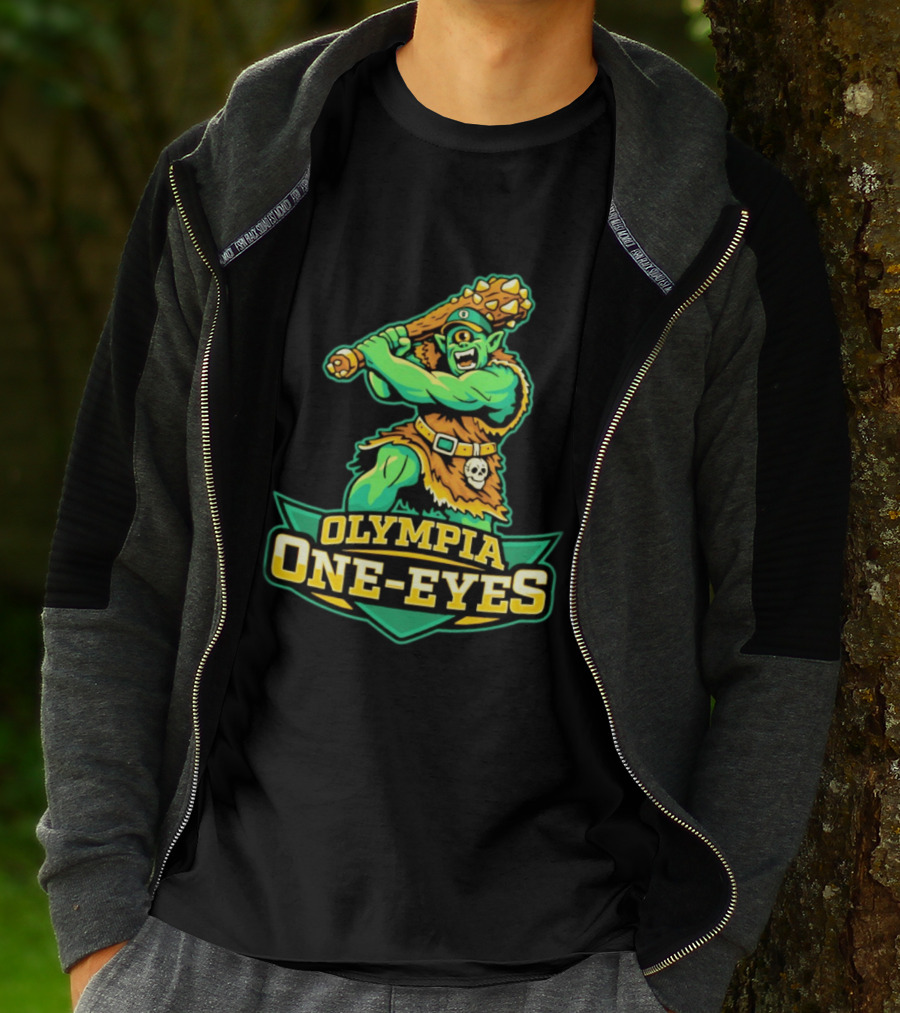 Olympia One Eyes Cyclops With Spiked Mace T-Shirt