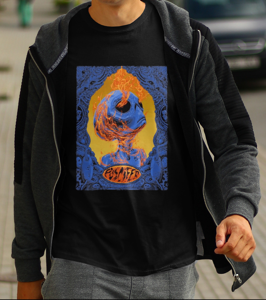 Puscifer Concert 2026 Moda Center Portland Alien Flame T-Shirt