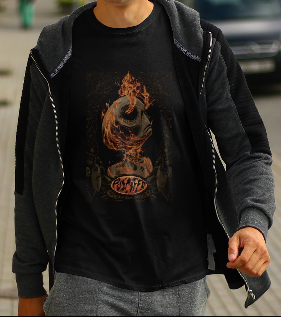 Puscifer Portland OR 5 8 2026 Flaming Skull T-Shirt