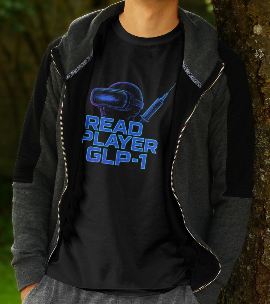 Read Player GLP 1 Virtual Reality Syringe T-Shirt