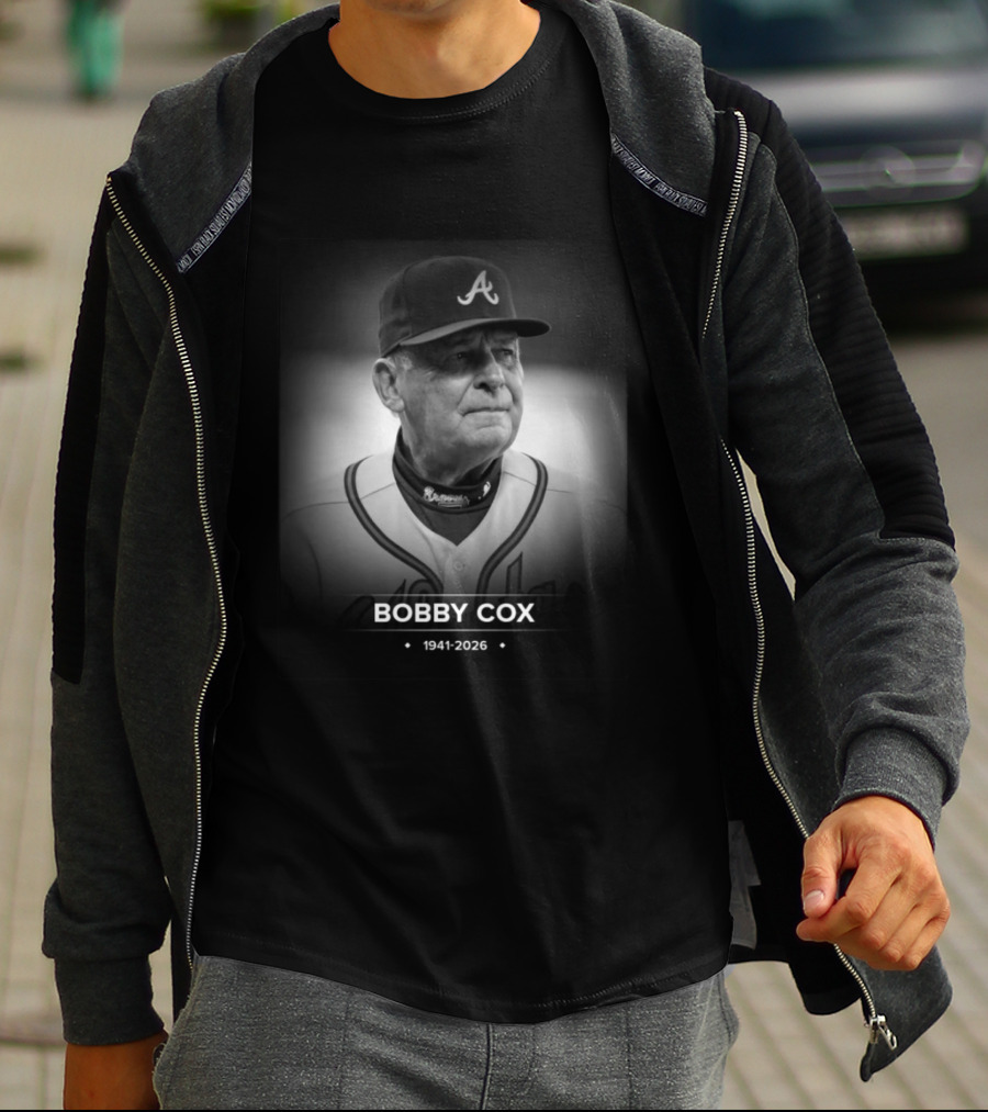 Bobby Cox 1941 2026 Atlanta Braves Manager Legacy T-Shirt