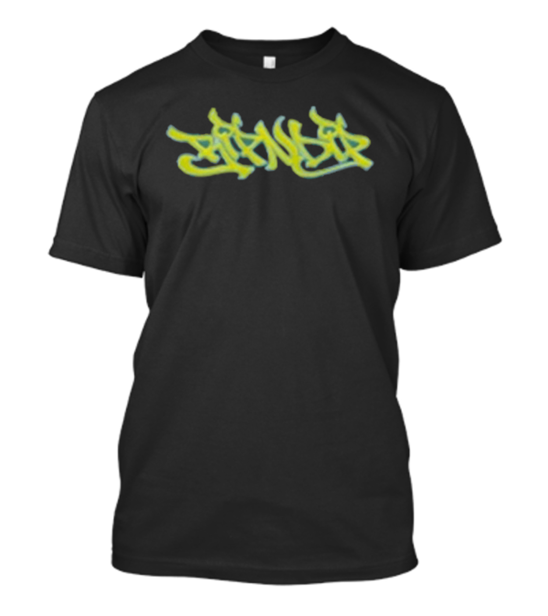 Ripndip Dragonology Graffiti Lettering Yellow Blue T-Shirt