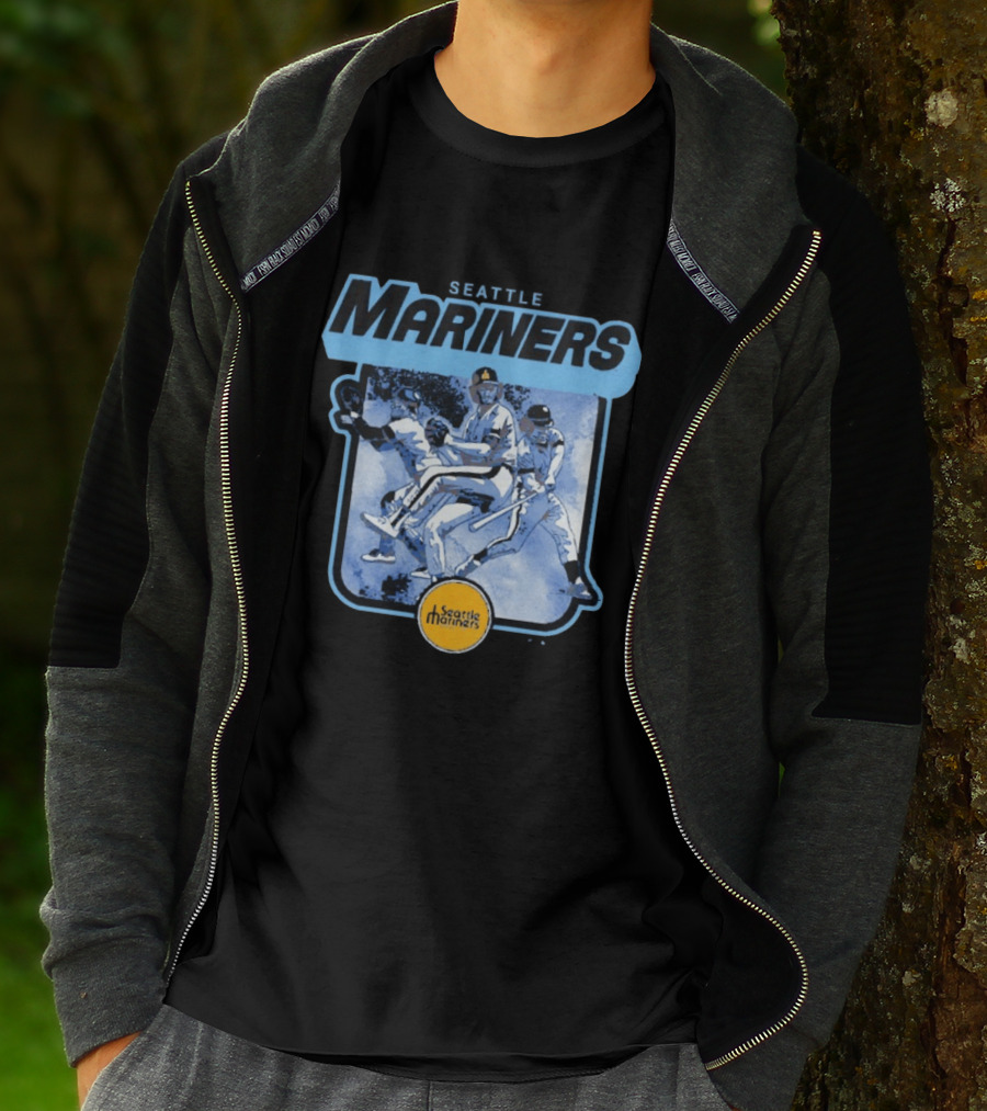 Seattle Mariners Retro Cooperstown Collection Baseball Team Players T-Shirt