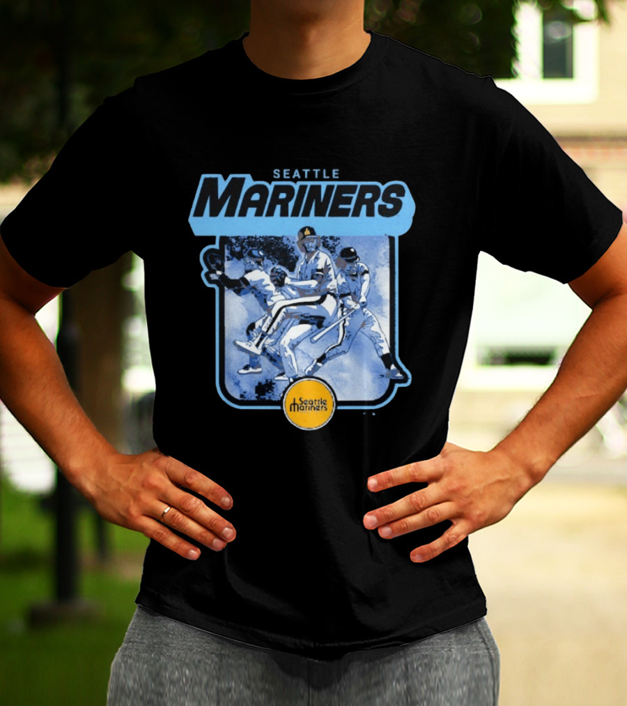 Seattle Mariners Retro Cooperstown Collection Baseball Team Players T-Shirt