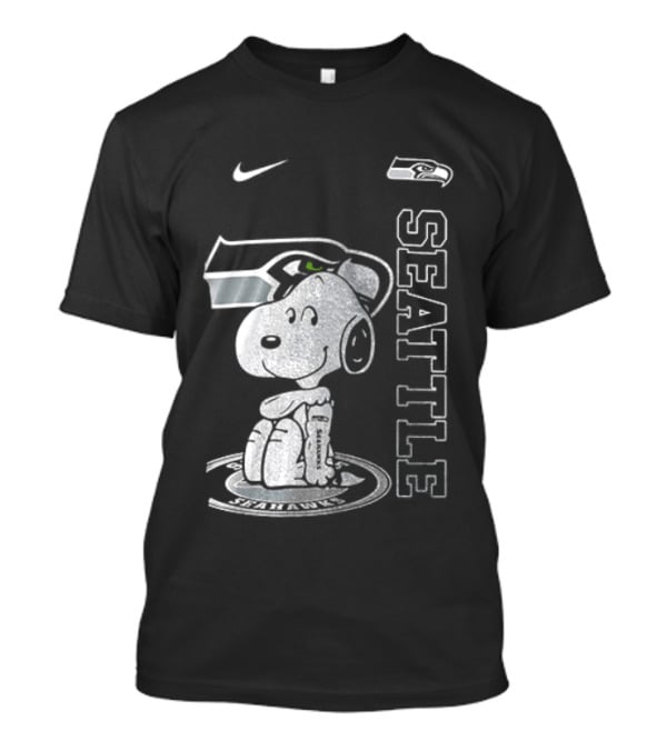 Nike Seattle Seahawks Snoopy Thank You For The Memories T-Shirt