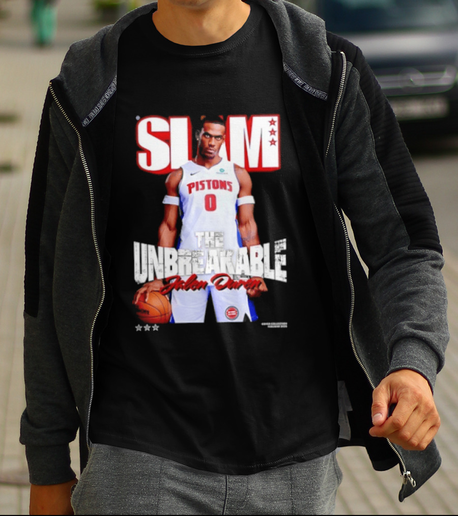 SLAM Jalen Duren Unbreakable Detroit Pistons 260 T-Shirt