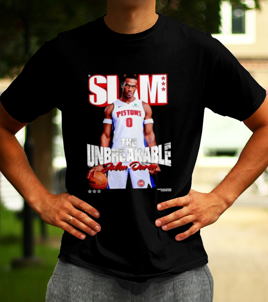 SLAM Jalen Duren Unbreakable Detroit Pistons 260 T-Shirt