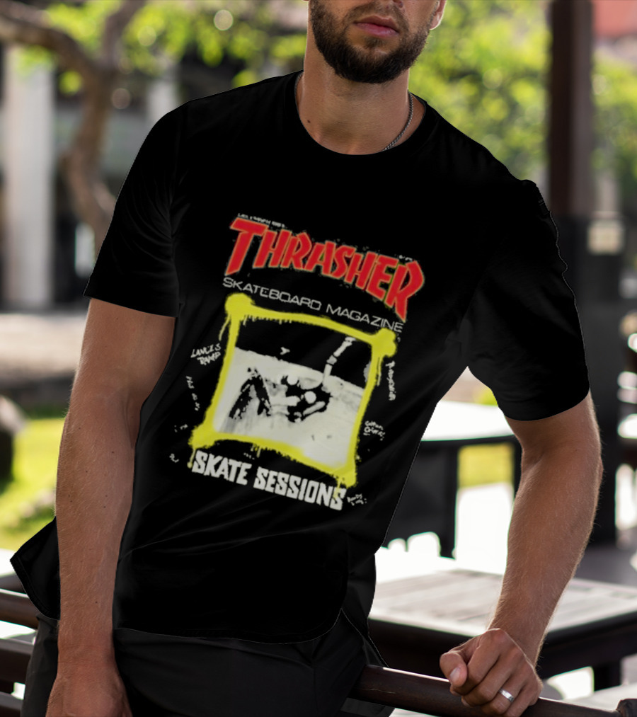 Thrasher Skateboard Magazine December 1983 Skate Sessions T-Shirt