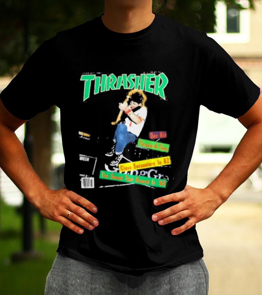 Thrasher Magazine February 1987 Pushead J Sam Somewhere In AZ The Sound You Heard In 86 T-Shirt