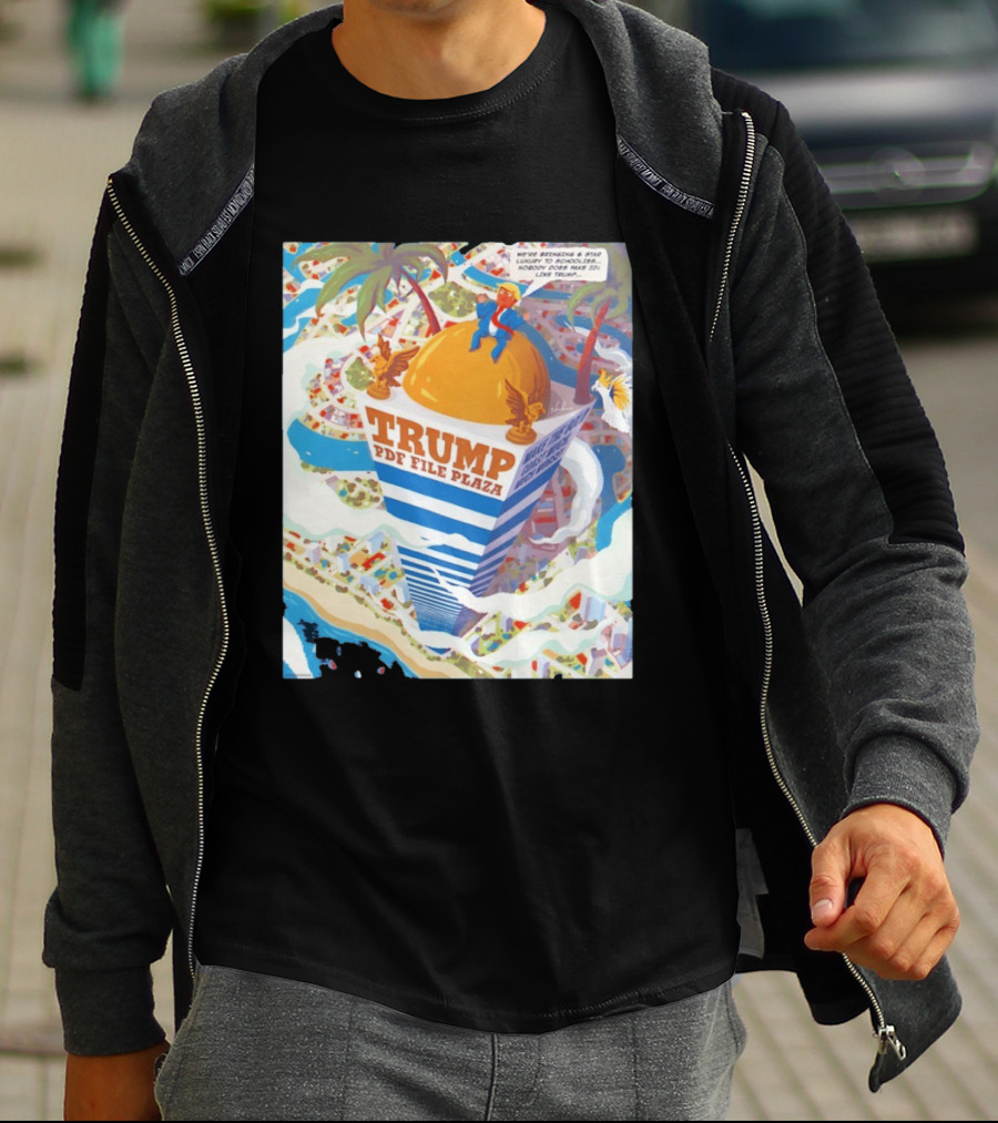 Trump PDF File Plaza Bringing Star Luxury To Schoolies Fake IDs T-Shirt