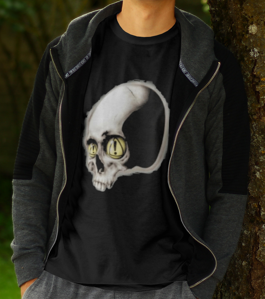 Yeat Dangerous Summer Skull Graphic With Distorted 3D Effect T-Shirt