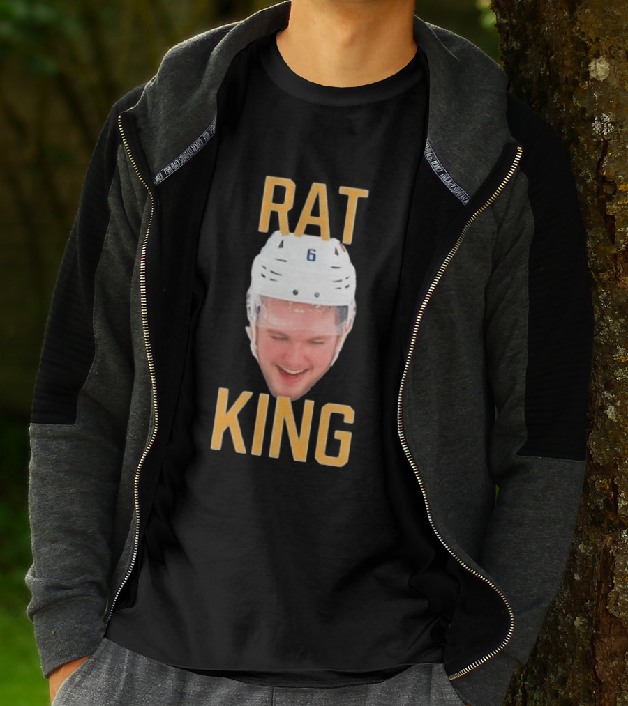 Zach Benson Rat King Head Sabres Number 6 T-Shirt