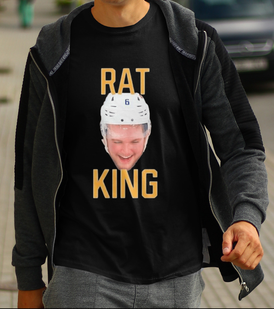 Zach Benson Rat King Head Sabres Number 6 T-Shirt