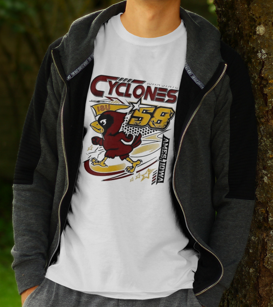 Cyclones ISU Racing Cy 58 Comfort Colors 90s T-Shirt