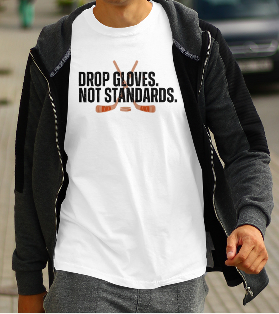 Philadelphia Flyers Hockey Drop Gloves Not Standards T-Shirt