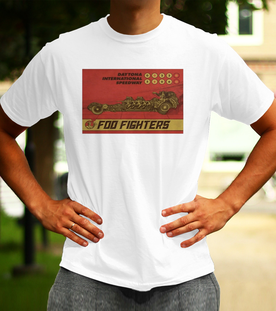 Foo Fighters Daytona International Speedway May 8 2026 Event T-Shirt