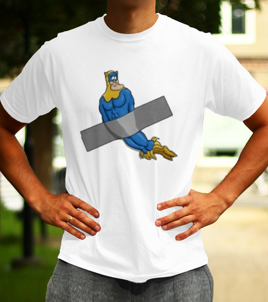 Jim'll Paint It Captain Hero Duct Tape T-Shirt