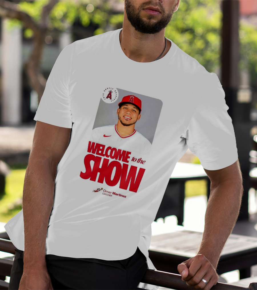 Los Angeles Angels Juan Lagares Welcome To The Show MLB Baseball T-Shirt