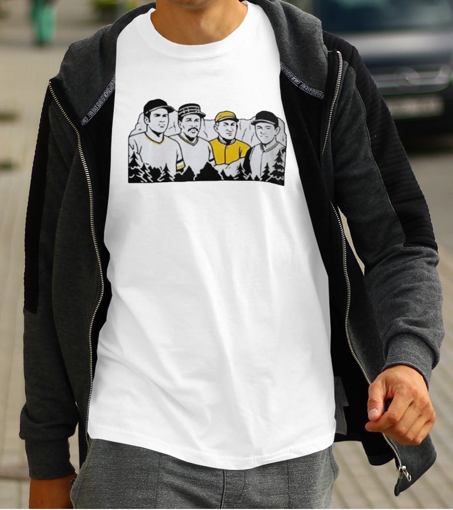 Pittsburgh Baseball Legends Mount Rushmore Pirates T-Shirt