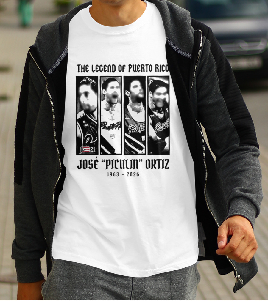 The Legend Of Puerto Rico José "Piculín" Ortiz 1963 2026 T-Shirt