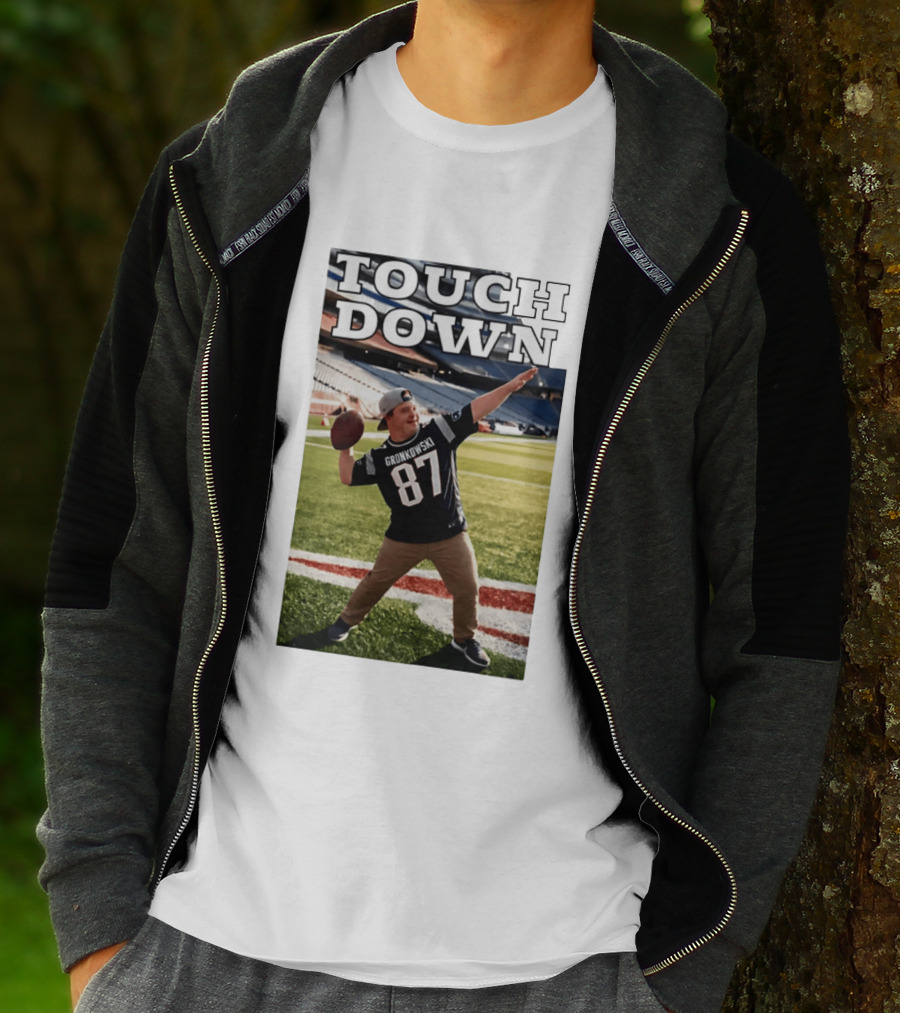 Touchdown Gronkowski 87 Football Player Stadium T-Shirt