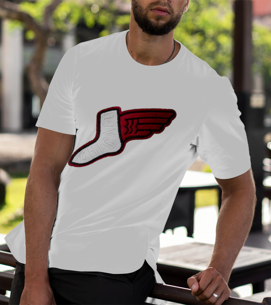 White Sox Chicago Winged Sock 2026 Promo Event T-Shirt