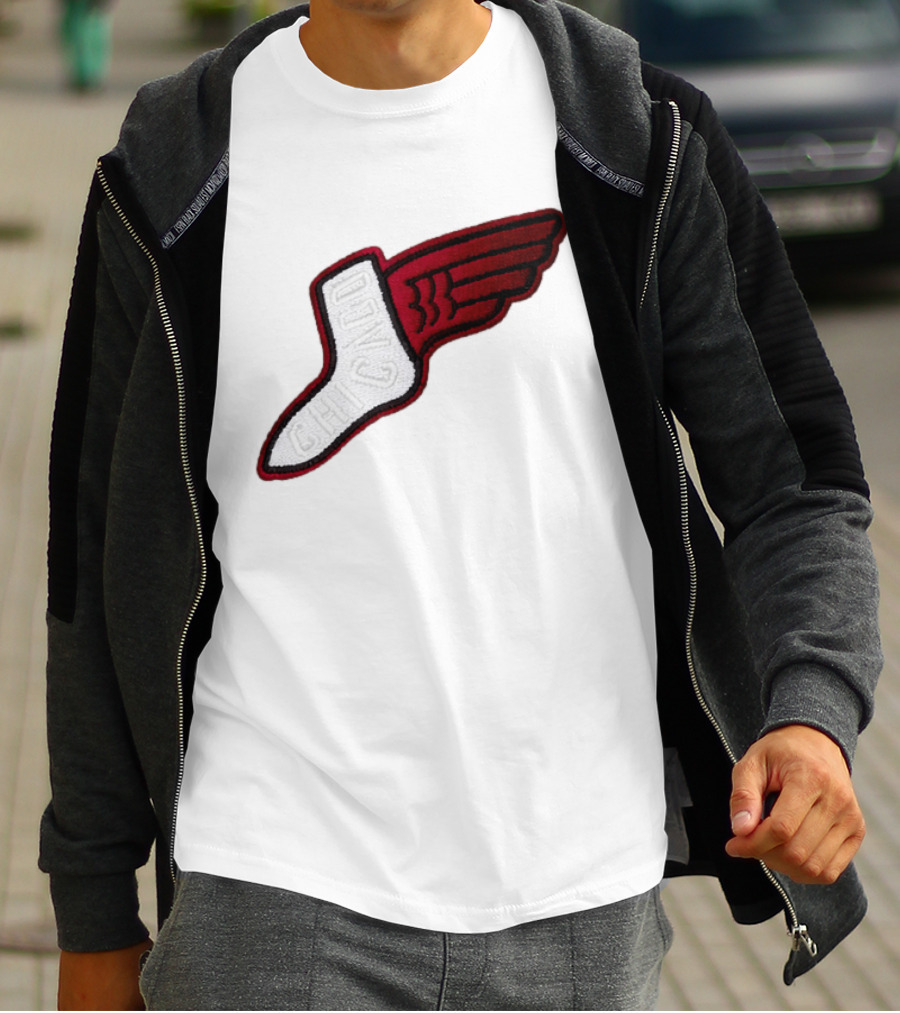 White Sox Chicago Winged Sock 2026 Promo Event T-Shirt