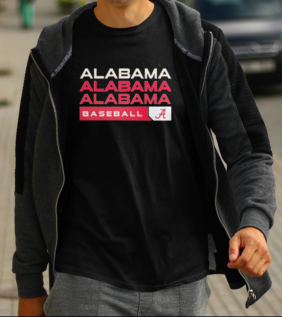 Alabama Crimson Tide College Baseball 2026 Hype Tri Blend T-Shirt