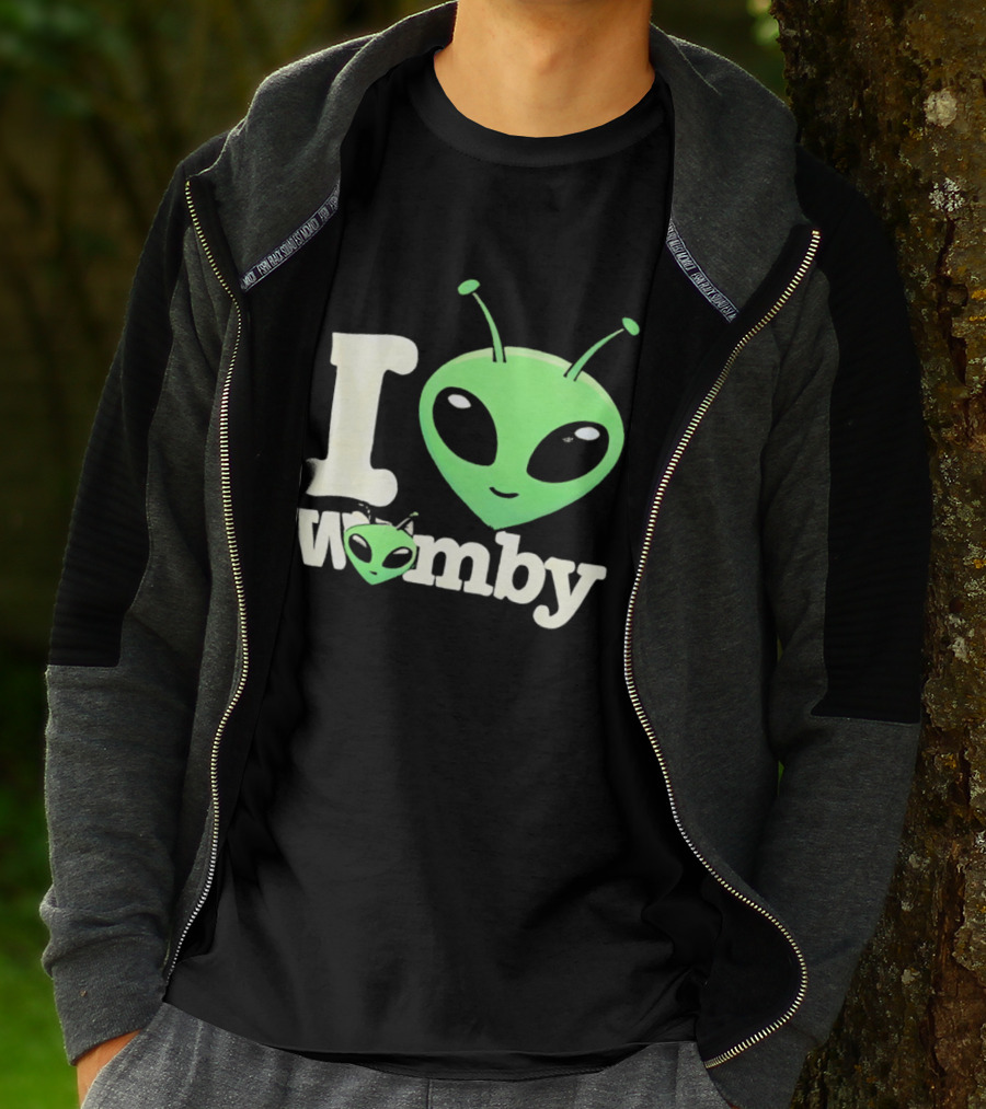 I Love Womby Aliens Victor Wembanyama San Antonio Spurs Basketball T-Shirt