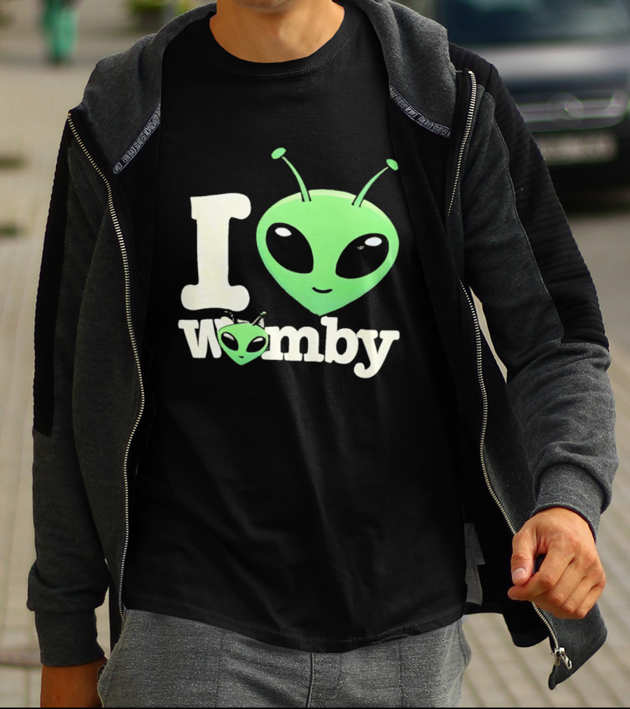 I Love Womby Aliens Victor Wembanyama San Antonio Spurs Basketball T-Shirt