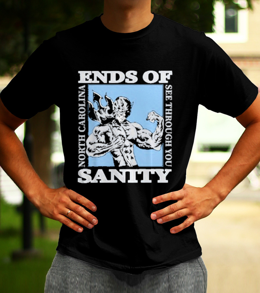 Ends Of Sanity North Carolina See Through You Blue Devil T-Shirt