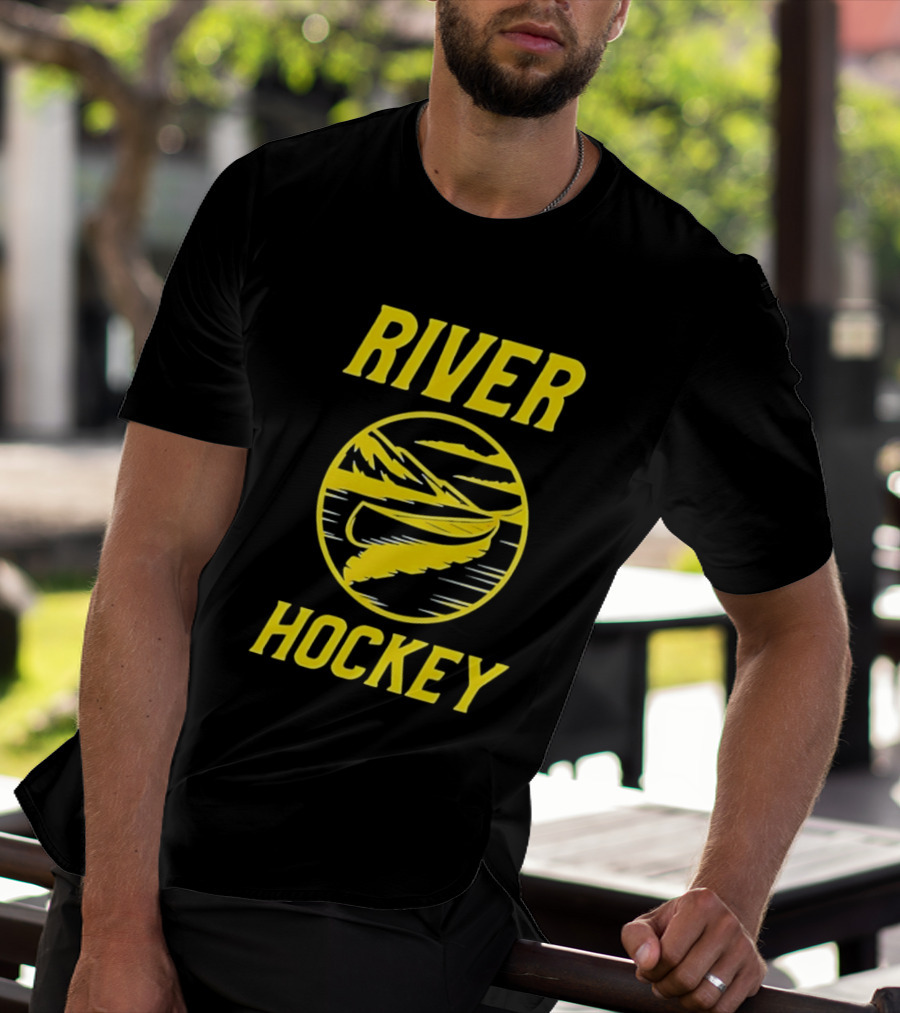 Buffalo Sabres River Hockey Scenic Canoe Adventure T-Shirt