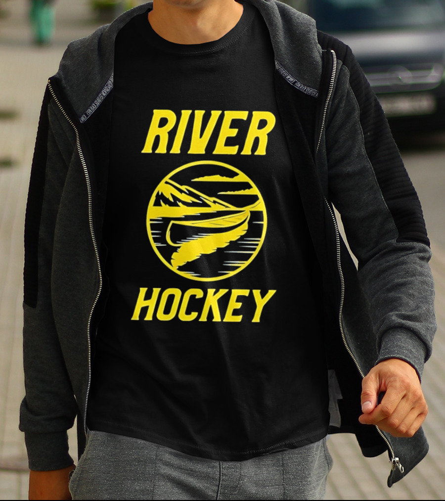 Buffalo Sabres River Hockey Scenic Canoe Adventure T-Shirt