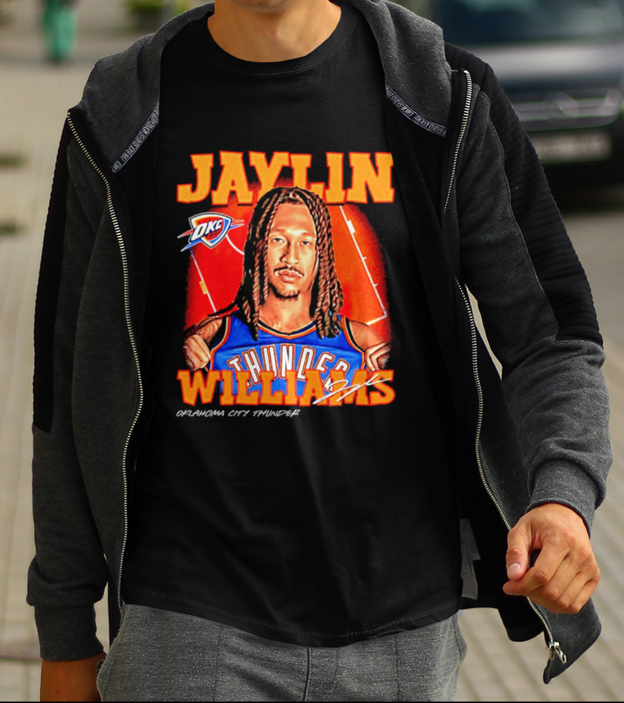 Jaylin Williams Oklahoma City Thunder Basketball T-Shirt