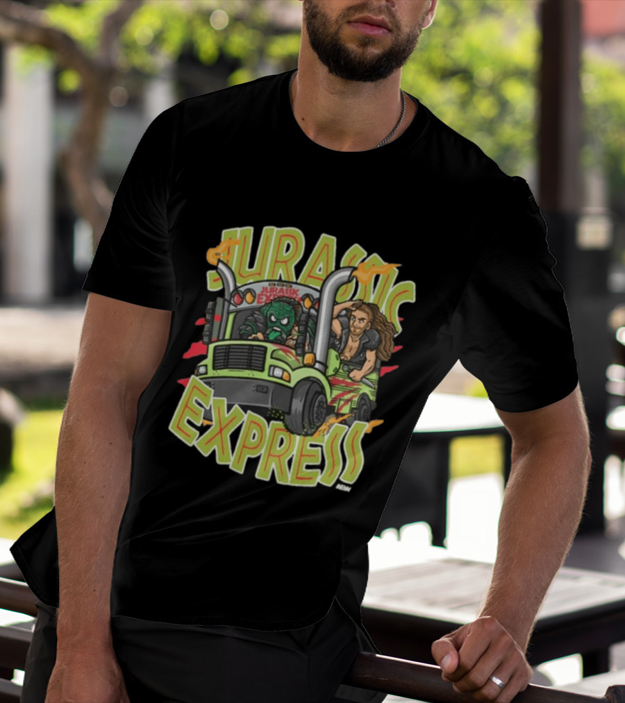 Jurassic Express Truck Adventure With Dinosaur And Driver T-Shirt